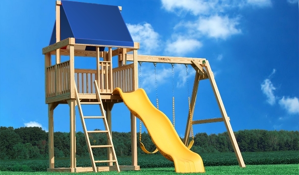 childrens outdoor playsets without swings